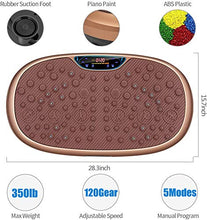 Load image into Gallery viewer, EILISON FitMax 3D Vibration Plate Exercise Machine - Whole Body Workout Vibration Fitness Platform w/Loop Bands - Home Fitness Equipment for Weight Loss, Wellness &amp; Toning(Jumbo Size)
