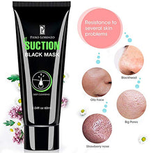 Load image into Gallery viewer, Piero Lorenzo Blackhead Remover Mask, Blackhead Peel Off Mask, Face Mask, Blackhead Mask, Black Mask Deep Cleansing Facial Mask for Face Nose 60g
