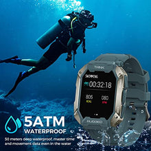 Load image into Gallery viewer, Kospet Smart Watches for WomenMen&#39;&#39;Bluetooth Call (Answer/Make Call) 5ATM Waterproof Fitness Watch Tracker for Android iOS with Heart Rate Blood Pressure - 1.72&#39;&#39;Tactical Outdoor Sports Smartwatch

