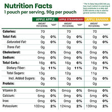 Load image into Gallery viewer, GoGo squeeZ Fruit on the Go Variety Pack, Apple Apple, Apple Banana, &amp; Apple Strawberry, 3.2 oz. (20 Pouches) - Tasty Kids Applesauce Snacks - Gluten Free Snacks for Kids - Nut &amp; Dairy Free - Vegan Snacks
