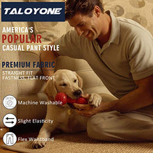 Load image into Gallery viewer, Taloyone Men’s Golf Pant, Premium Cutton Sits at Waist Straight-Fit Flat-Front Business Dress Stretch Chino Pant, Classic Fit Travel Pants, Navy, 29Wx30L
