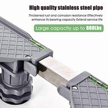 Load image into Gallery viewer, Universal Adjustable Washing Machine Stand Base, Multi-Functional Dolly Roller Base Stand with 4 lifting feet and 4 wheels, Telescopic Adjustable Base for Dryer Washing Machine and Mini Refrigerator
