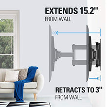 Load image into Gallery viewer, Mounting Dream UL Listed TV Mount TV Wall Mount with Swivel and Tilt for Most 32-55 Inch TV, Full Motion TV Mount with Articulating Dual Arms, Max VESA 400x400mm, 99 lbs. Loading, 16 inch Studs MD2380
