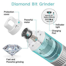 Load image into Gallery viewer, JBONEST Dog Nail Grinder with Quite Low Noise for Large Medium Small Dogs and Cats, Highly Speeds Rechargeable Pet Claw Trimmer with Clipper and File
