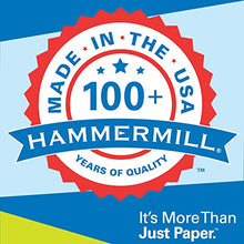 Load image into Gallery viewer, Hammermill 20lb Copy Paper, 8.5 x 11, 8 Ream Case, 4,000 Sheets, Made in USA, Sustainably Sourced From American Family Tree Farms, 92 Bright, Acid Free, Economical Multipurpose Printer Paper, 113640C
