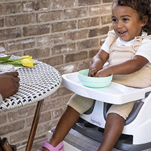 Load image into Gallery viewer, Ingenuity Baby Base 2-in-1 Booster Feeding and Floor Seat with Self-Storing Tray, Slate
