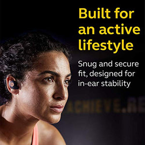 Jabra Elite Active 65t Earbuds – True Wireless Earbuds with Charging Case, Copper Black – Bluetooth Earbuds with a Secure Fit and Superior Sound, Long Battery Life and More