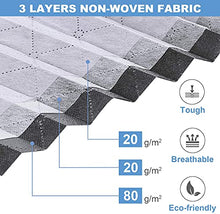 Load image into Gallery viewer, Lifewit Large Capacity Clothes Storage Bag Organizer with Reinforced Handle Thick Fabric for Comforters, Blankets, Bedding, Foldable with Sturdy Zipper, Clear Window, 3 Pack, 90L, Black
