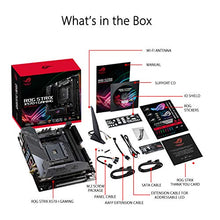 Load image into Gallery viewer, ASUS ROG Strix X570-I Gaming, X570 Mini-ITX Gaming Motherboard, AMD Ryzen 3000 with PCIe 4.0, WiFi 6 (802.11ax), Intel Gigabit Ethernet, SATA 6Gb/s
