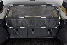 Load image into Gallery viewer, Bushwhacker - Cargo Area Dog Barrier for CUV &amp; Mid-Sized SUV 46" Wide Hatchback Pet Divider Crossover Vehicle Car Net Mesh Travel Back Seat Barricade Partition Gate Restraint Fence Trunk
