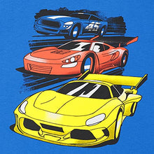 Load image into Gallery viewer, The Children&#39;s Place Boys&#39; Short Sleeve Fast Cars Graphic T-Shirt 3-Pack, AU Vehicle, X-Small
