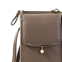 Load image into Gallery viewer, MIAODAM Fashionable Women'S Mobile Phone Bag, Solid Color Vertical All-Match Mini Bag, Ladies Diagonal One-Shoulder Coin Purse (A)
