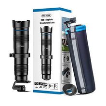 Load image into Gallery viewer, Apexel High Power 28x HD Phone Telephoto Lens with Remote Shutter Works with iPhone X/XR Samsung Pixel Android Any Smartphones
