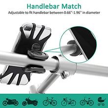 Load image into Gallery viewer, Bovon Bike Phone Mount, (Bolt Design) Sturdy Universal Motorcycle Bicycle Phone Holder Stand Compatible with iPhone Se/ 11 Pro Max/XS Max/XR/X/XS/8/8 Plus/7/7 Plus, Samsung S10/S10 Plus
