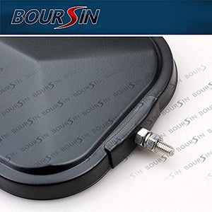 1Pair Side Door Mirror For Isuzu NPR NPR-HD NQR NRR Van Box Truck 1987-2007 Black 7x16