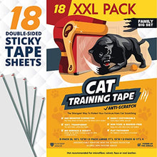 Load image into Gallery viewer, Panther Armor Cat Scratch Deterrent Tape – Double Sided Sofa Anti Scratching Sticky Tape – Couch Corner Anti Cat Scratch Furniture Protectors from Cats - Cat Couch Protector - Couch Protector for Cats
