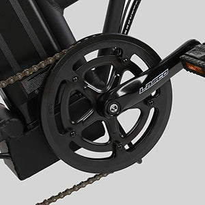 20" 500W 36V 12Ah Fat Tire Folding Electric Bike W/Gifts Rear Rack Removable Lithium Battery Beach Snow Bicycle Moped Electric Mountain Bike Powerful Motor Aluminum Frame Black and Blue