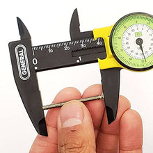 Load image into Gallery viewer, General Tools 142 Plastic Dial Caliper, 0-6" Range.01" &amp; 1/64"
