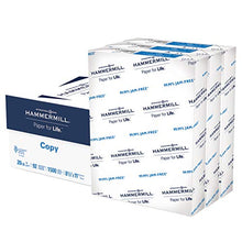 Load image into Gallery viewer, Hammermill 20lb Copy Paper, 8.5 x 11, 3 Ream Case, 1,500 Sheets, Made in USA, Sustainably Sourced From American Family Tree Farms, 92 Bright, Acid Free, Economical Multipurpose Printer Paper, 113620C

