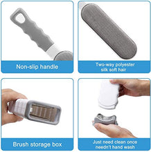 Load image into Gallery viewer, Hollammy Pet Hair Remover for Cats, Dog Hair Remover Brush, Lint Remover Brush Self Cleaning with Base for Clothes Furniture Car
