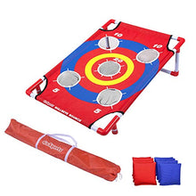 Load image into Gallery viewer, GoSports Bullseye Bounce Cornhole Toss Game - Great for All Ages &amp; Includes Fun Rules
