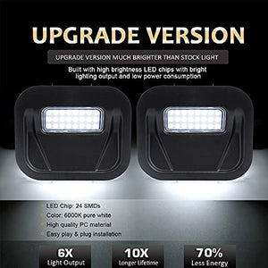 D-Lumina Tailgate Step Light LED Truck Bed Multi-Pro Lamp Assembly Kit Compatible with GMC Sierra 1500 2500 HD 3500 HD 2020-2021 ＆ Chevy Silverado 1500 2500 HD 3500 HD 2020, Replacement for 84347814