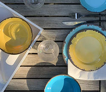 Load image into Gallery viewer, Fox Run Melamine Dinnerware Set, 12-Pieces, Multicolor
