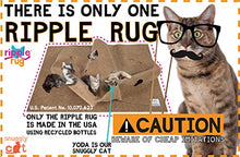 Load image into Gallery viewer, SnugglyCat The Ripple Rug - Made in USA - Cat Activity Play Mat - Insulated Base Keeps Kitty Warm - Fun Interactive Play - Training - Scratching - Bed Mat
