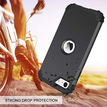 Load image into Gallery viewer, BENTOBEN iPhone SE Case,Phone Case iPhone SE 2020,Heavy Duty 3 in 1 Full Body Rugged Shockproof Hybrid Hard PC Soft Rubber Bumper Drop Protective Girls Women Boy Men Covers for iPhone SE2,Purple/Mint
