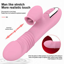 Load image into Gallery viewer, Telescopic Toys Thrusting Viberate Sexy Waterproof Sucking Massage Rocking Adults Adult Toys Whisper Quiet Heatng 360°Rotating G Spotter Toys Perfect Travel
