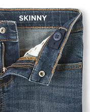 Load image into Gallery viewer, The Children's Place boys Stretch Skinny Jeans, Legend Wash/Lt Med Stone, 14
