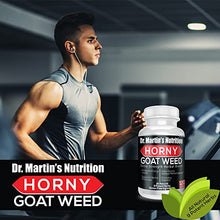 Load image into Gallery viewer, Super Strength 1590mg Horny Goat Weed 120 Capsules with Maca Arginine &amp; Ginseng - Naturally Boost Your Health, Workout Performance, Endurance &amp; Energy, Joint Health for Men &amp; Women (120C)
