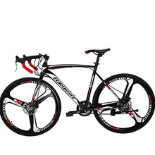 Load image into Gallery viewer, OBK XC550 Road Bike 700C Wheels 21 Speed Disc Brake Mens or Womens Bicycle Cycling (3 Spoke Wheel, 54cm)
