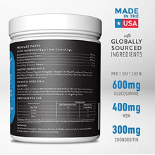 Load image into Gallery viewer, DOGSWELL Hip and Joint Supplement for Dogs - Soft Chews with Glucosamine, Chondroitin, MSM, Boswellia &amp; Turmeric, 1 Pound
