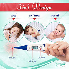 Load image into Gallery viewer, [Updated 2020 Model] Thermometer | Thermometer for Adults | Oral Thermometer | Thermometer for Fever | themometers for Adults | Quick 10-30 Sec Oral Rectal Armpit Underarm Baby Infant Kid Babies Pet
