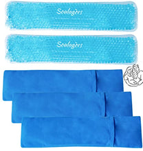 Load image into Gallery viewer, Perineal Ice Packs for Postpartum, Perineal Cold Packs, Reusable Perineal Ice Packs for Postpartum and Hemorrhoid Pain Relief,Women After Pregnancy, Hemorrhoids(2 Pcs+3 Washable Sleeves/10X2.4in)
