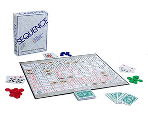SEQUENCE- Original SEQUENCE Game with Folding Board, Cards and Chips by Jax