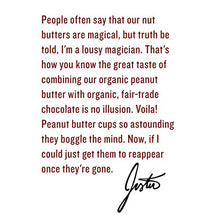 Load image into Gallery viewer, Justin&#39;s Organic Milk Chocolate Peanut Butter Cups, Rainforest Alliance Certified Cocoa, Gluten-free, Responsibly Sourced, 12 Packs of 2-Cups each
