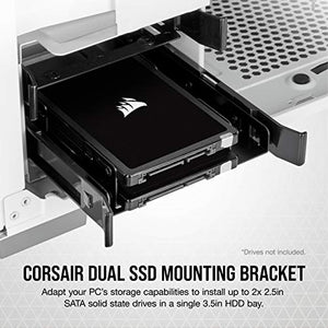 Corsair Dual SSD Mounting Bracket 3.5" CSSD-BRKT2, Black (packaging may vary)