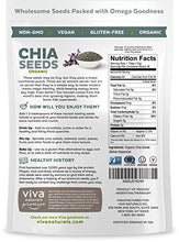 Load image into Gallery viewer, Viva Naturals The Finest Organic Raw Chia Seeds, 1 Pound &amp; Organic Ground Flax Seed, 15 oz - Specially Cold-milled Using Proprietary Technology for Optimal Smoothness and Freshness
