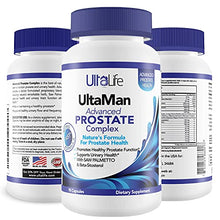 Load image into Gallery viewer, UltaLife Advanced Saw Palmetto Prostate Supplement For Men w/ Beta Sitosterol + #1 Rated Best Health Formula to Reduce Urge For Frequent Urination, DHT Blocker, Improve Sleep, Performance- 90 Capsules
