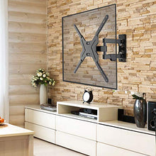Load image into Gallery viewer, Loctek 26-55 inch TV Wall Mount Bracket Upto 72 lbs Weight Capacity, MAX. 400x400mm VESA Size, Full Motion Swivel Articulating Flat Screen
