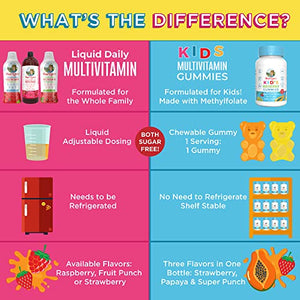 Kids Vitamins | Sugar Free | 2 Month Supply | Kids Multivitamin Gummies Made with Organic Ingredients | Multivitamin for Kids Gummy for Immune Support | Vegan | Non-GMO | Gluten Free | 60 Count