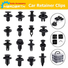 Load image into Gallery viewer, 620 Pcs Car Retainer Clips &amp; Plastic Fasteners Kit Fender Rivet Clips 16 Most Popular Sizes Auto Push Pin Rivets Set
