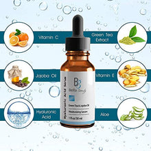 Load image into Gallery viewer, New Vitamin C Serum With Hyaluronic Acid - Best Anti Aging Serum - Wrinkle and Dark Spot Remover - Organic Topical Facial Pure Serum for Oily and Combination Skin - Face Moisturizer
