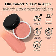Load image into Gallery viewer, AZUREBEAUTY 17Pcs Dip Powder Nail Kit Starter Nude Skin Tones Champagne Glitter Pink Neutral Acrylic Dipping Powder Liquid Set with Base/Top Coat for French Nail Art Manicure Beginner Party Gift
