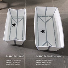 Load image into Gallery viewer, Stokke Flexi Bath, White - Foldable Baby Bathtub - Lightweight, Durable &amp; Easy to Store - Convenient to Use at Home or Traveling - Best for Newborns &amp; Babies

