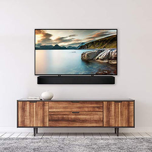 Mounting Dream Soundbar Mount Sound Bar TV Bracket for Mounting Above or Under TV Fits Most of Sound Bars Up to 15 Lbs, with Detachable Long Extension Plates MD5420