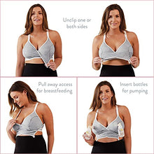 Load image into Gallery viewer, BRAVADO! DESIGNS Original Pumping and Nursing Bra in Cotton-Modal | Dove Heather | M
