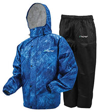 Load image into Gallery viewer, Frogg Toggs All Sport Rain Suit, Realtree Fishing, Realtree Fishing Dark Blue, Large
